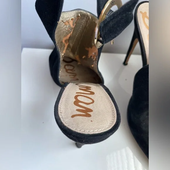๐(2 for $15)๐ Sam Edelman Black Suede Heels (Please Read Description) - Picture 7 of 13
